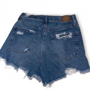 American Eagle Outfitters Frayed Blue Jean Shorts